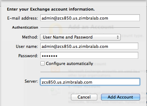 add an exchange account to outlook for mac 2011