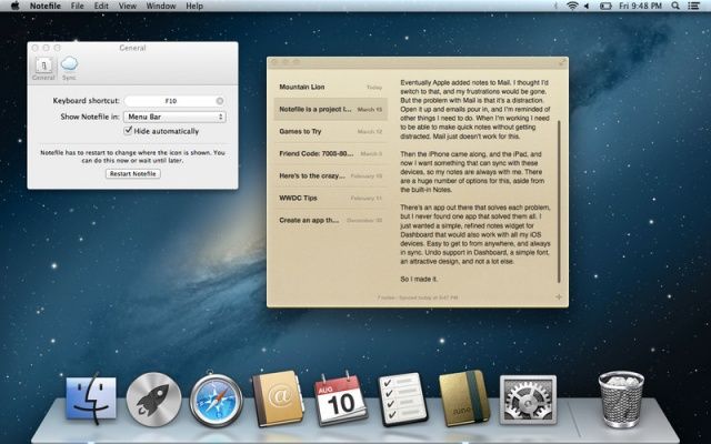 note app for mac